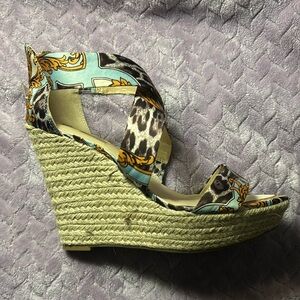 Multi-Color Wedge Heels